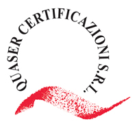 Quaser Certificazioni srl: Sistema di Gestione certificato a fronte della norma ISO 9001:2015 certificato n°3298